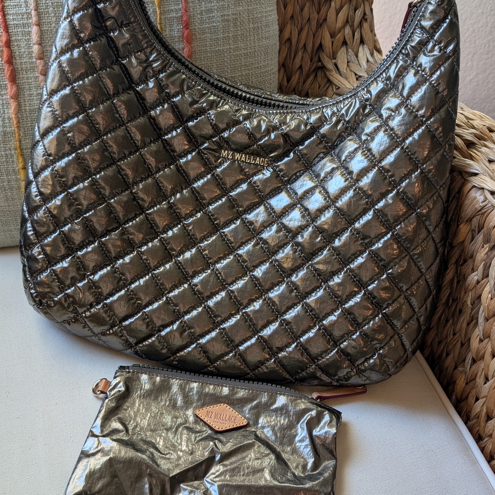 MZ Wallace Metallic Quilted Women's Bag
